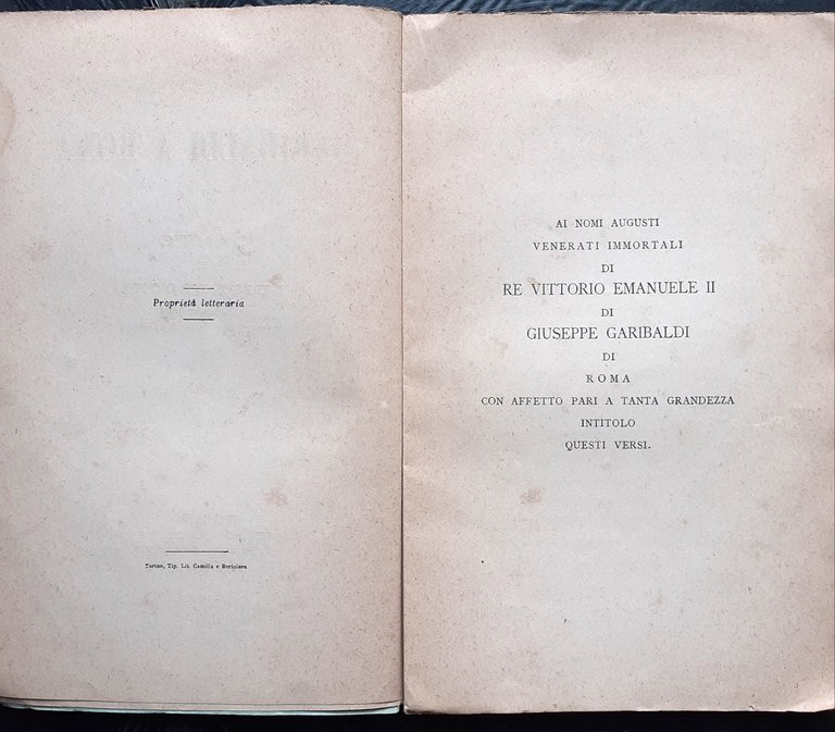 Garibaldi a Roma Canto di Luigi Drochi Torino - Libreria …