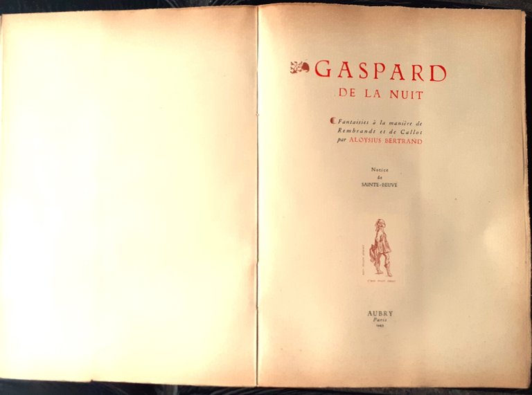 Gaspard de la Nuit. Fantaisies à la manière de Rembrandt …