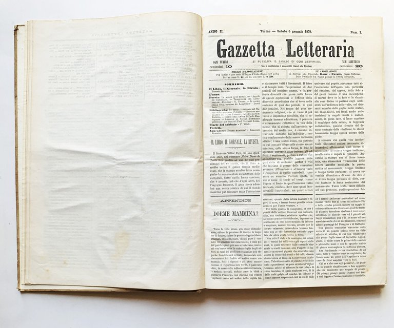 Gazzetta Letteraria (Anno II, 1878, nn. 1-52, 5 gennaio 1878 … | Immagine Gallery 3
