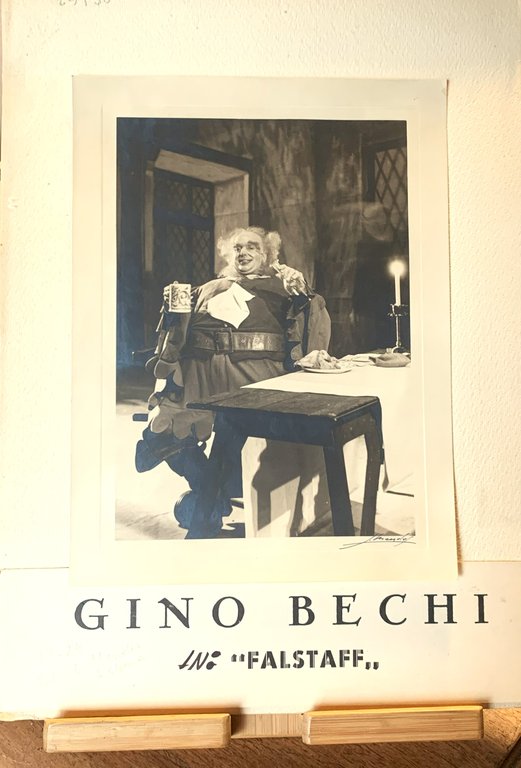 Gino Bechi baritono in Falstaff foto L.Mendes