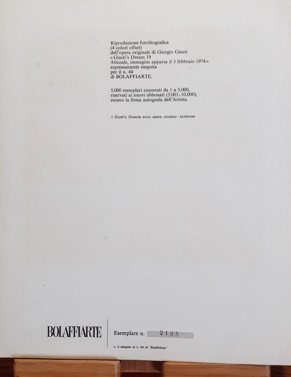 Giorgio Giusti 2Giusti's dream 19" Bolaffi arte 1974 | Immagine Gallery 2