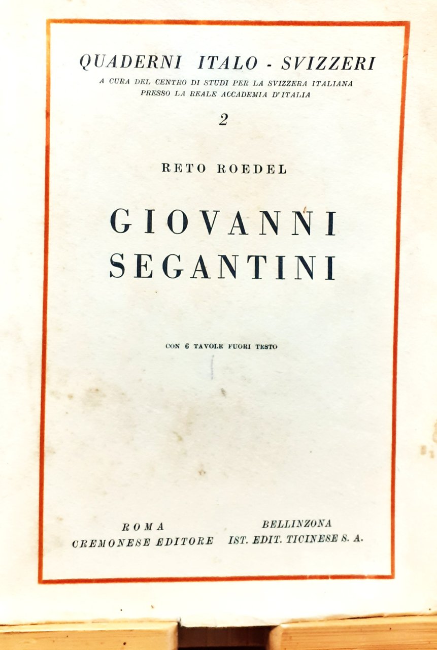 Giovanni Segantini 1944 | Immagine principale
