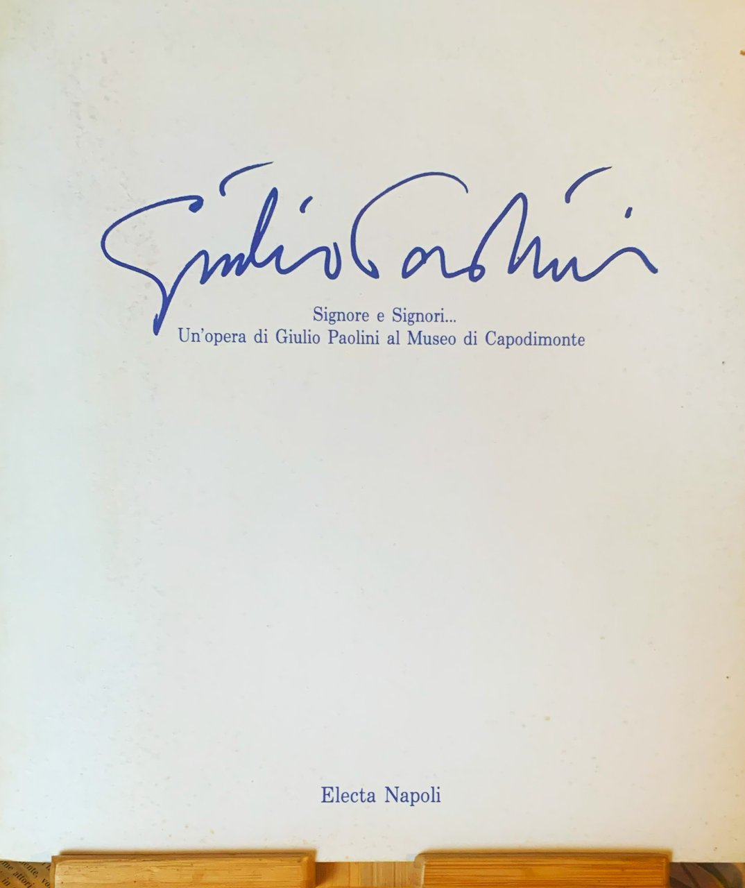 Giulio Paolini: Signore e Signori. . . Un'opera di Giulio …