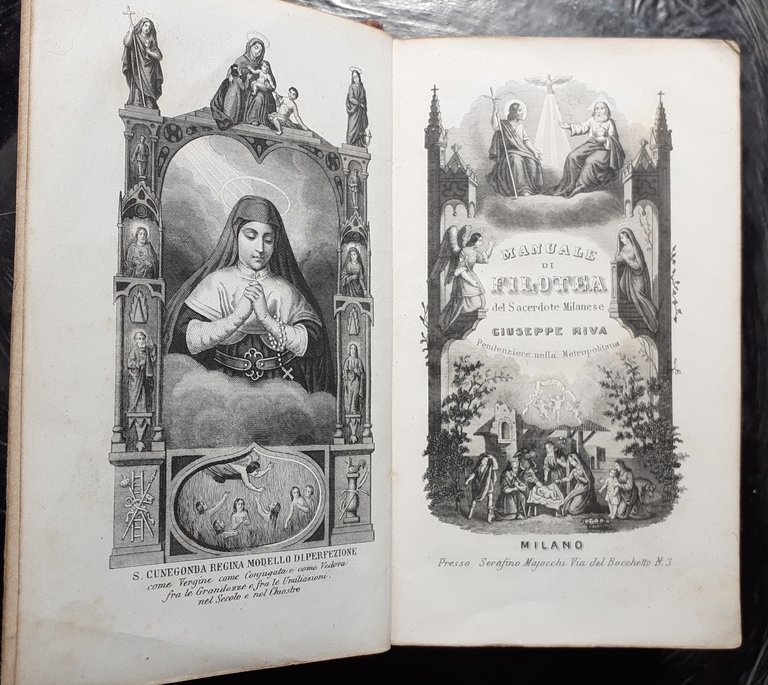 Giuseppe Riva Manuale di Filotea Milano 1872