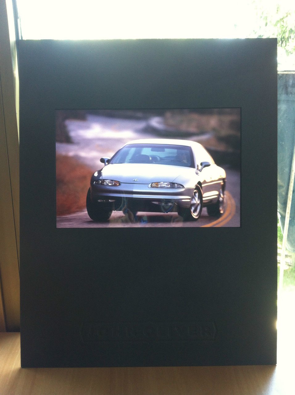 Grande diapositiva pubblicitaria per automobile - E17992