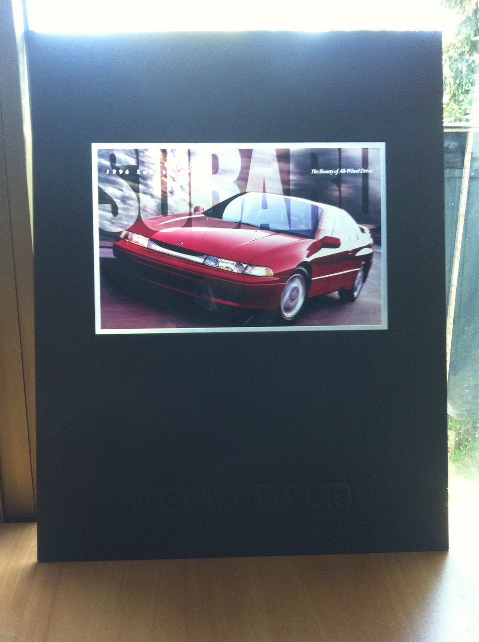 Grande diapositiva pubblicitaria per automobile Subaru - E18001