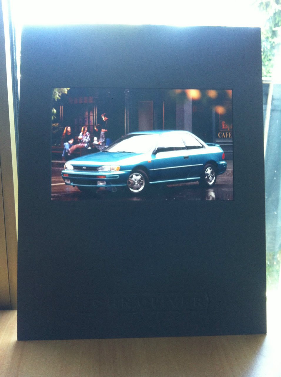 Grande diapositiva pubblicitaria per automobile Subaru - E18002