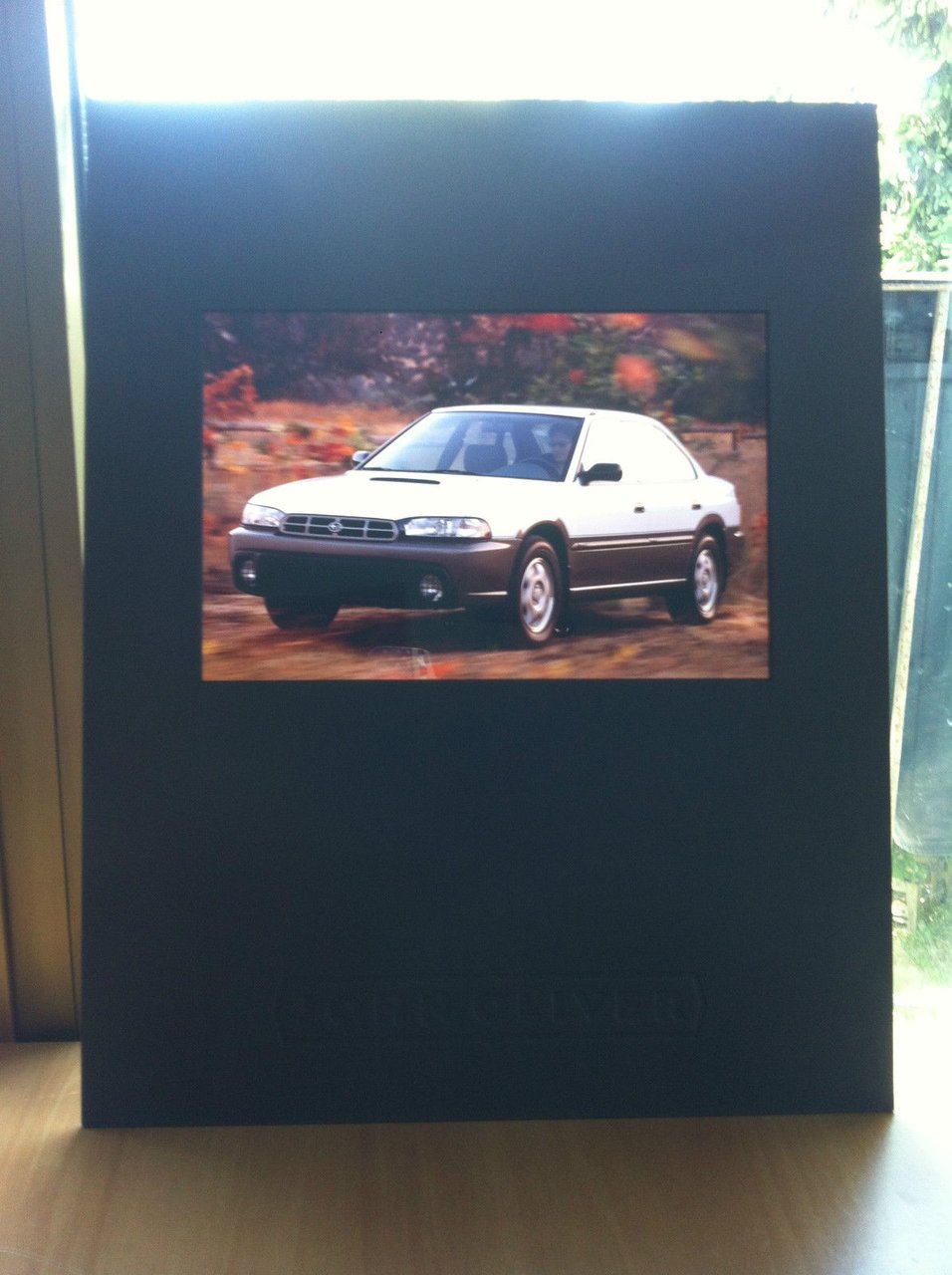 Grande diapositiva pubblicitaria per automobile Subaru - E18003