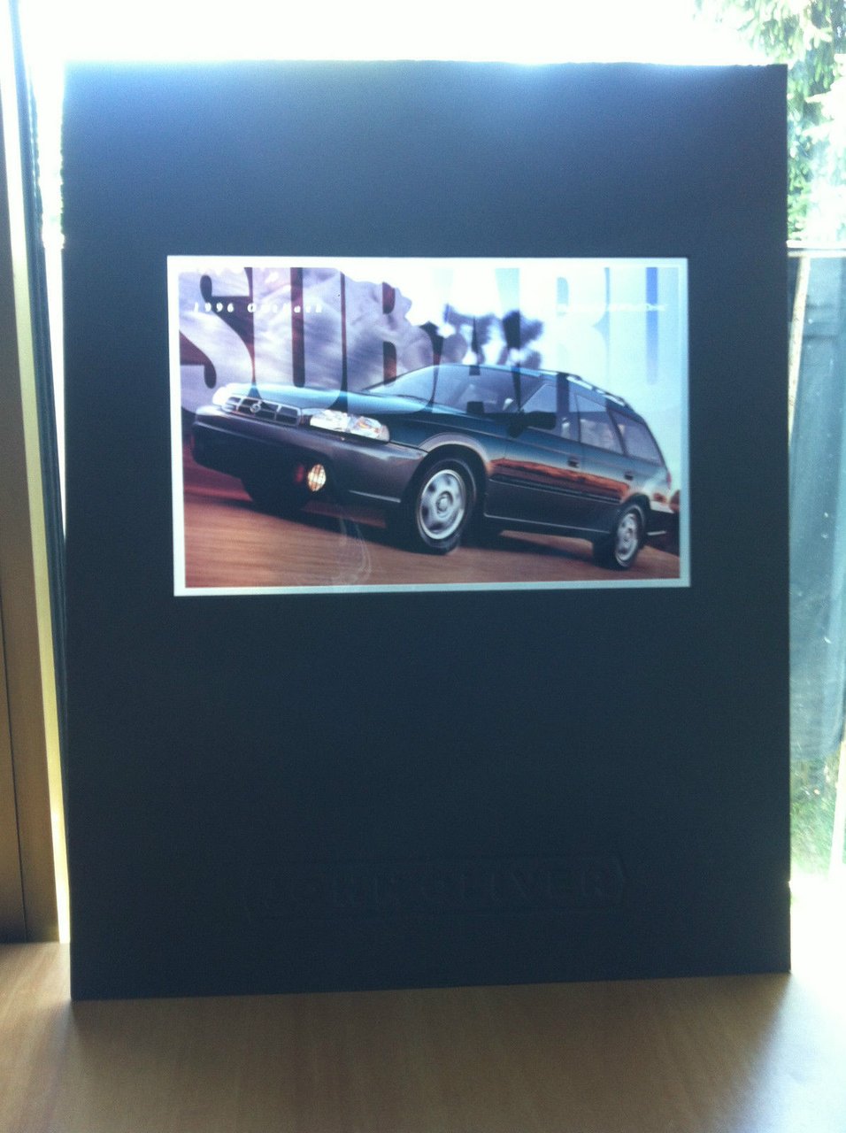 Grande diapositiva pubblicitaria per automobile Subaru - E18004