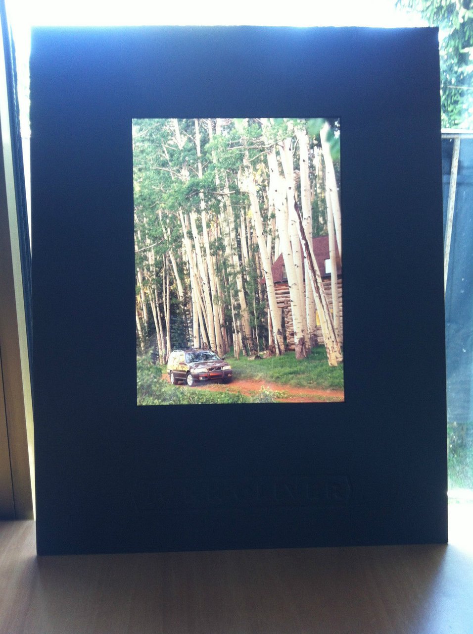 Grande diapositiva pubblicitaria per automobile Volvo - E18018