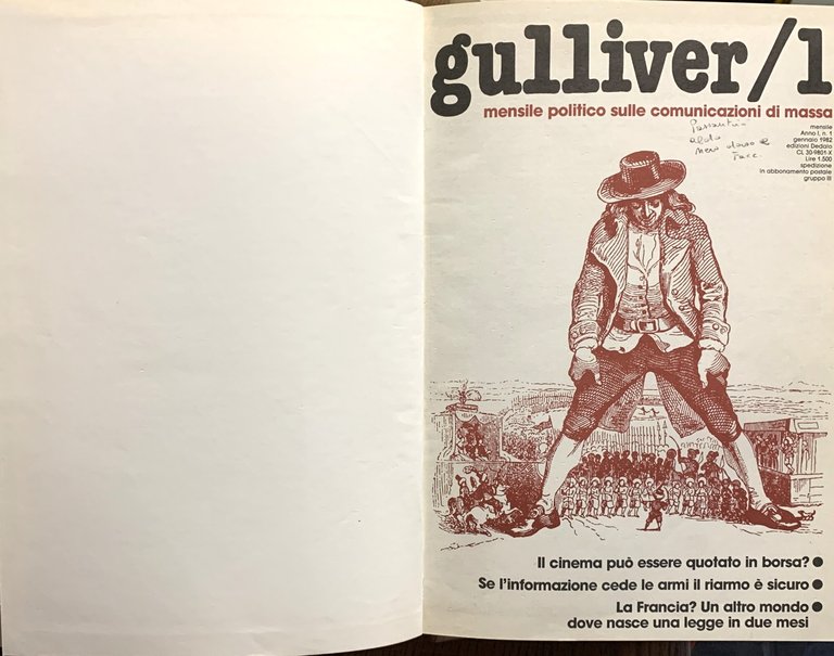 gulliver: mensile politico sulle comunicazioni di massa (Anno I, nn. … | Immagine Gallery 2