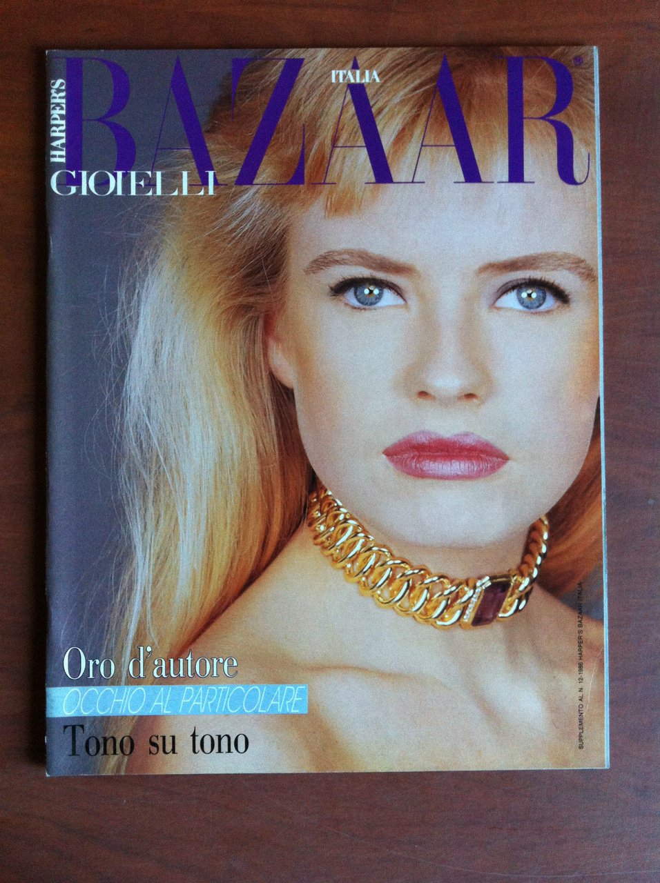 Harper's Bazaar Italia Gioielli Supplemento al n^ 12 1986 - …