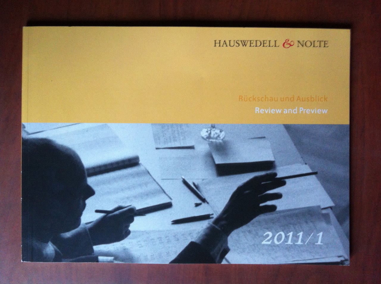 Hauswedell &amp; Nolte Ruckschau und Ausblick 2011/1 Hamburg-New York - …