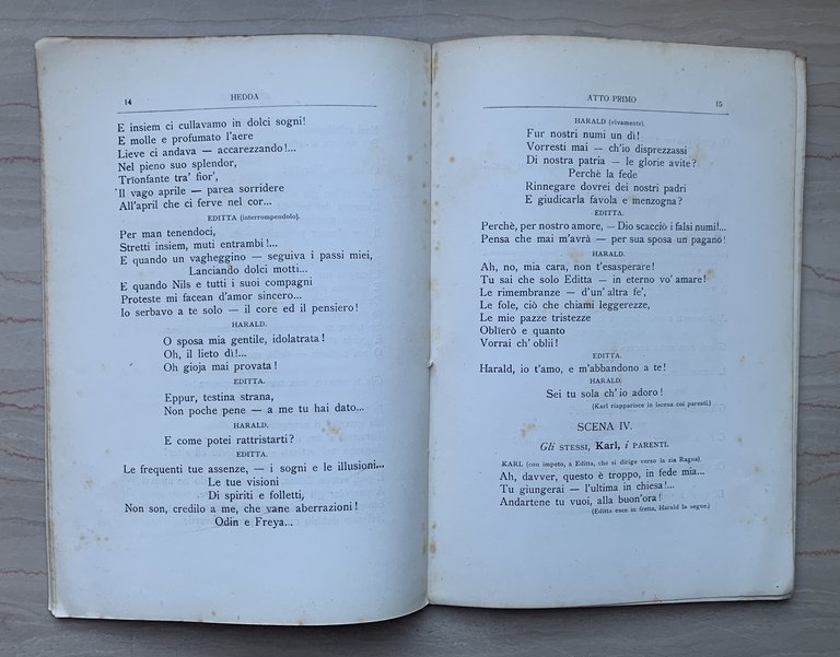 Hedda. Leggenda scandinava in tre atti