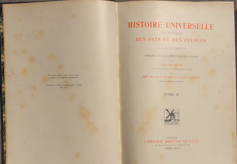 Histoire Universelle illustrée des Pays et des Peuples