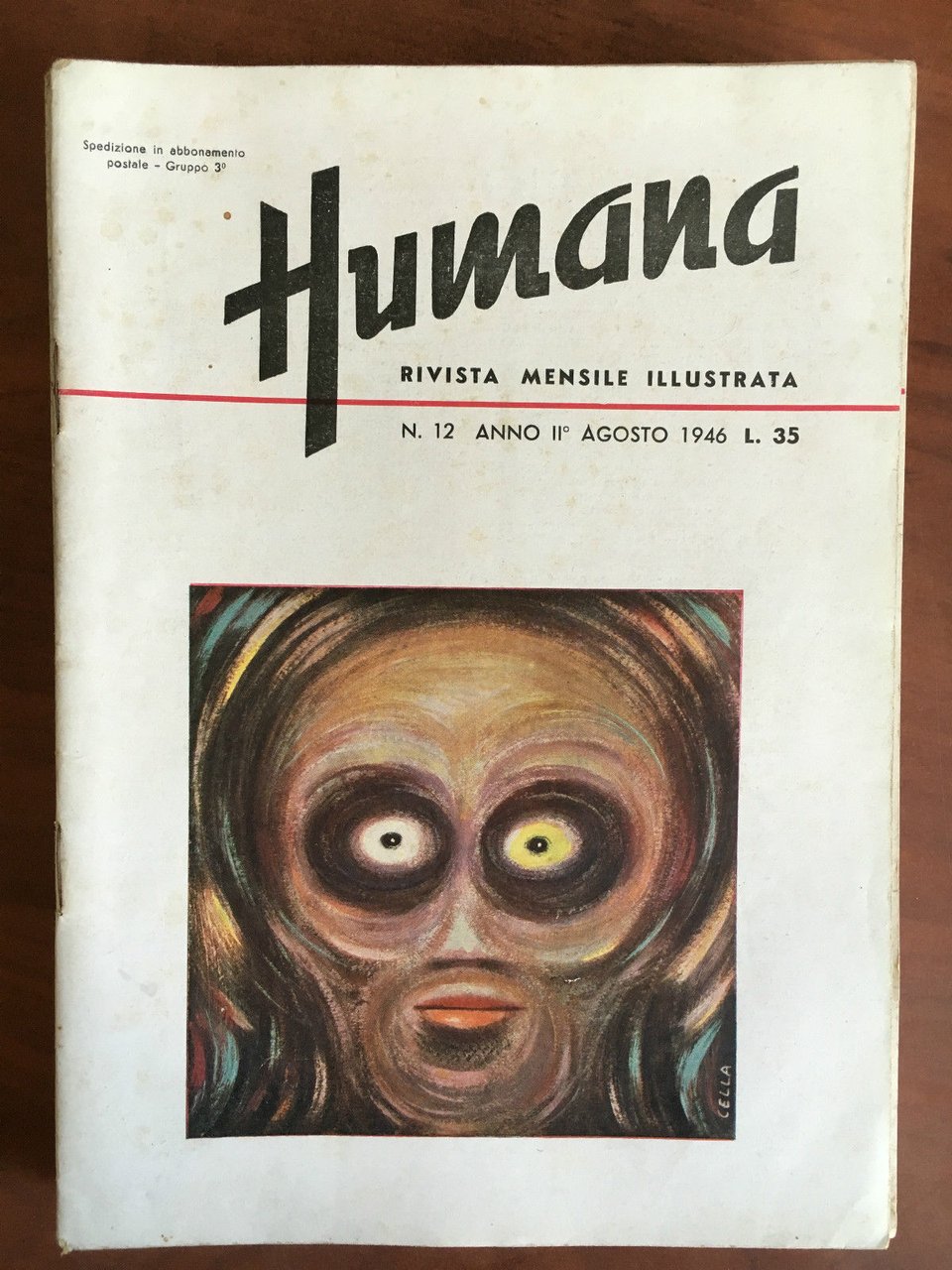 Humana n^ 12 anno II Agosto 1946 - E20413
