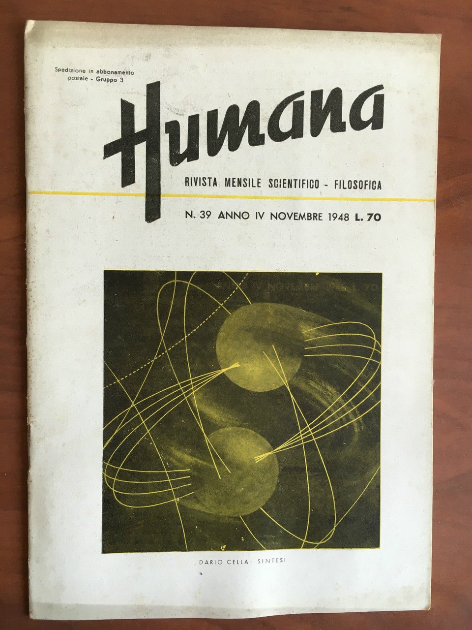 Humana n^ 39 anno IV Novembre 1948 - E20423