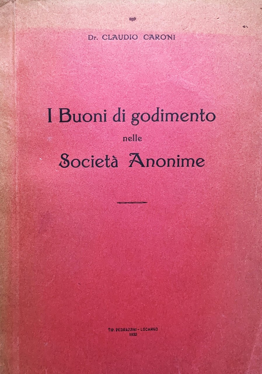 I Buoni di godimento nelle Società Anonime | Immagine principale