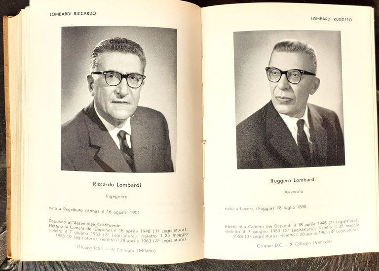 I Deputati della IV Legislatura 1966