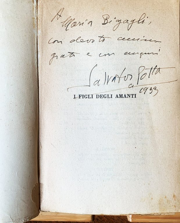 I figli degli amanti. Romanzo