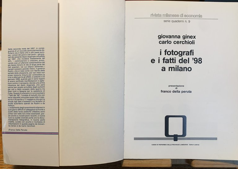 I fotografi e i fatti del '98 a Milano