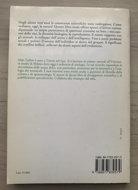 I giochi della natura. L'evoluzione all'opera