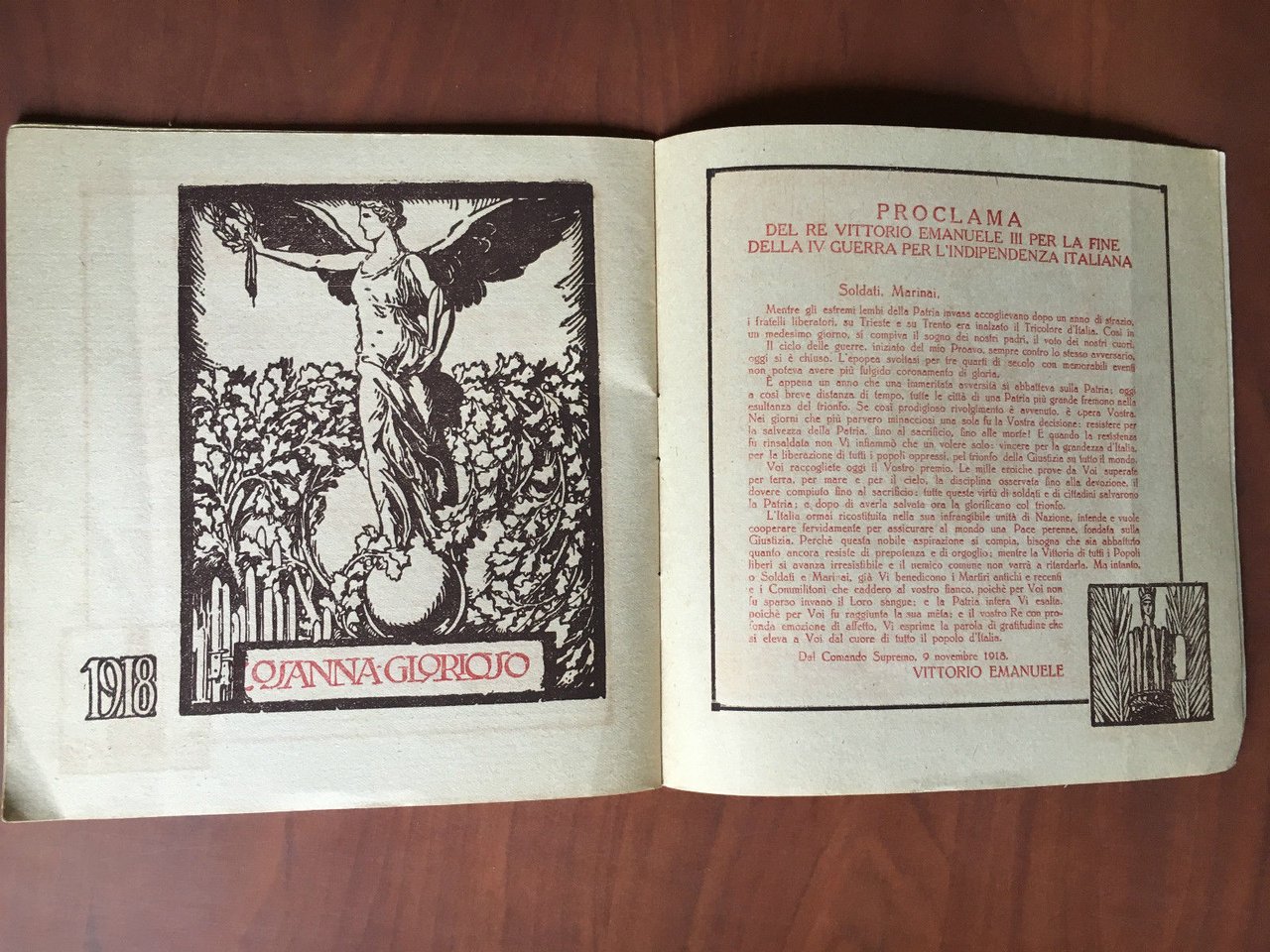 I proclami per l'Indipendenza d'Italia disegni G.B. Conti 1920 - …