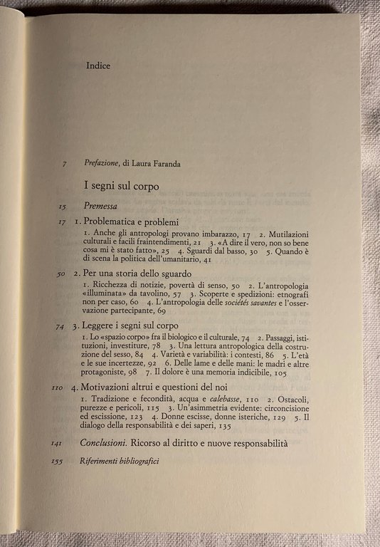 I segni sul corpo. Per un'antropologia delle modificazioni dei genitali …