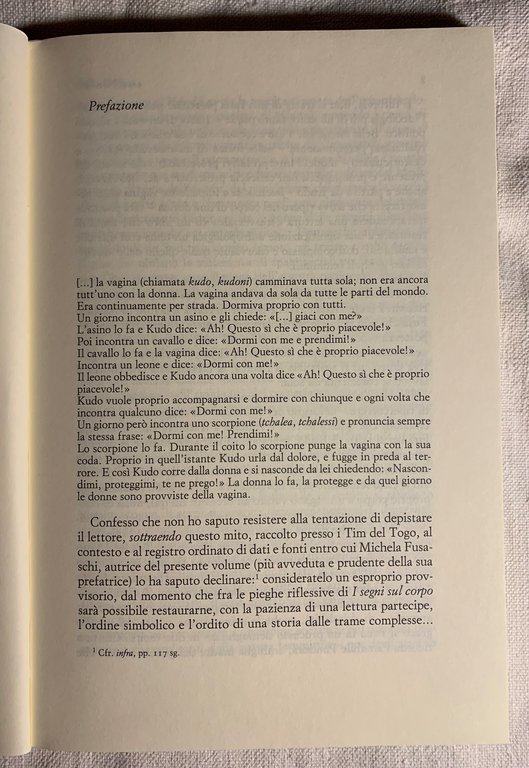 I segni sul corpo. Per un'antropologia delle modificazioni dei genitali …