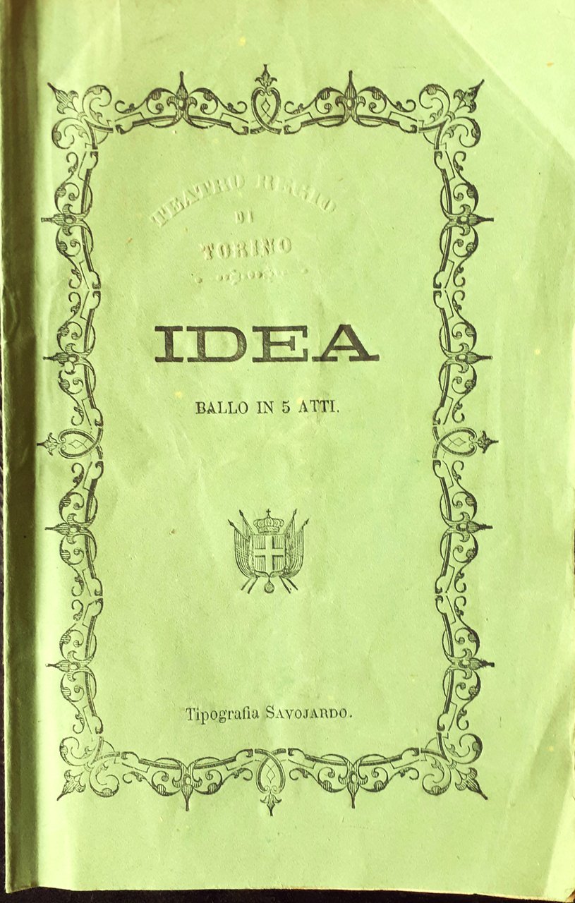 IDEA Ballo fantastico Coreografo Pasquale Borri Regio di Torino 1867