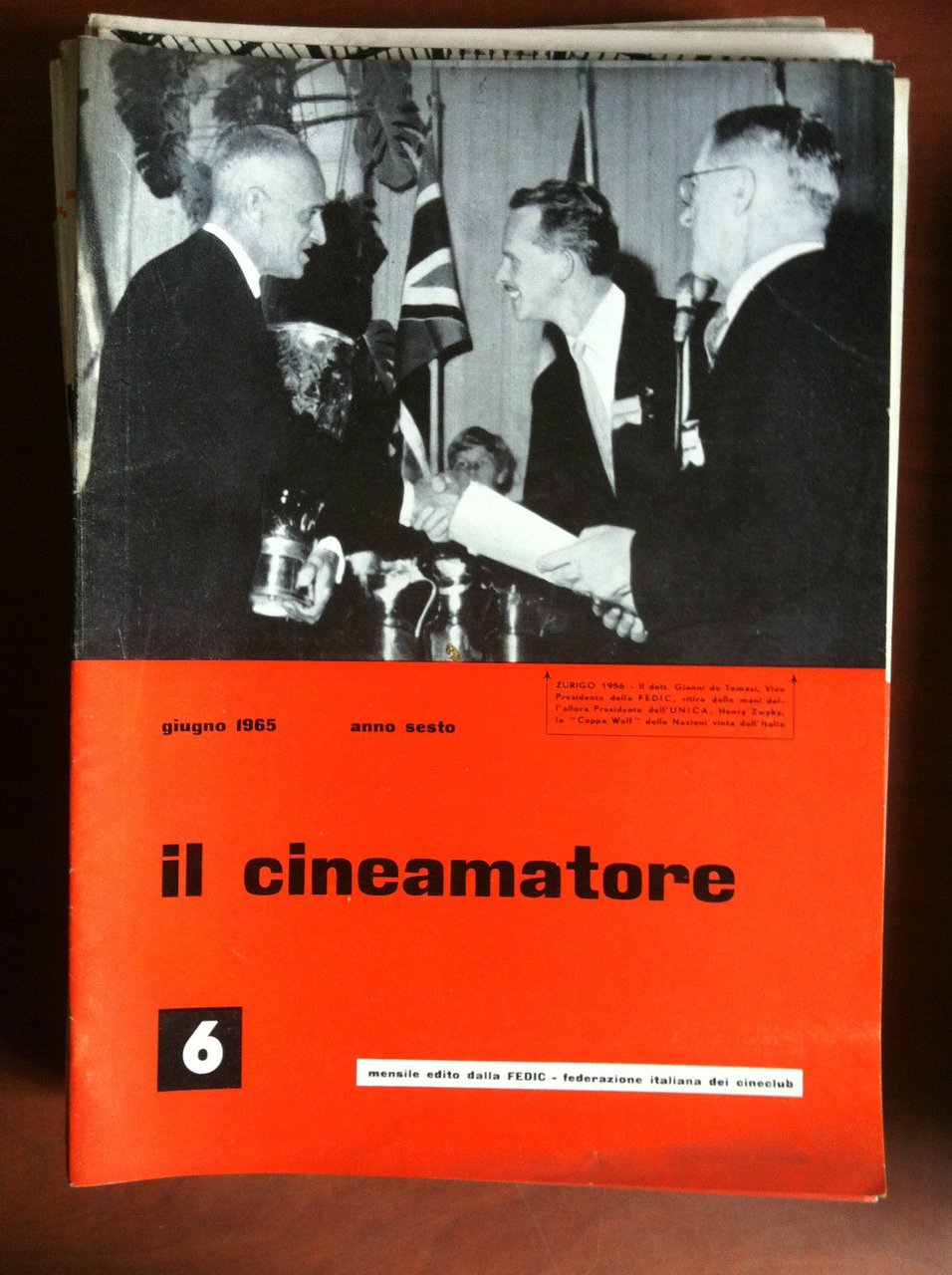 Il Cineamatore n^ 6 anno VI Giugno 1965 FEDIC - …