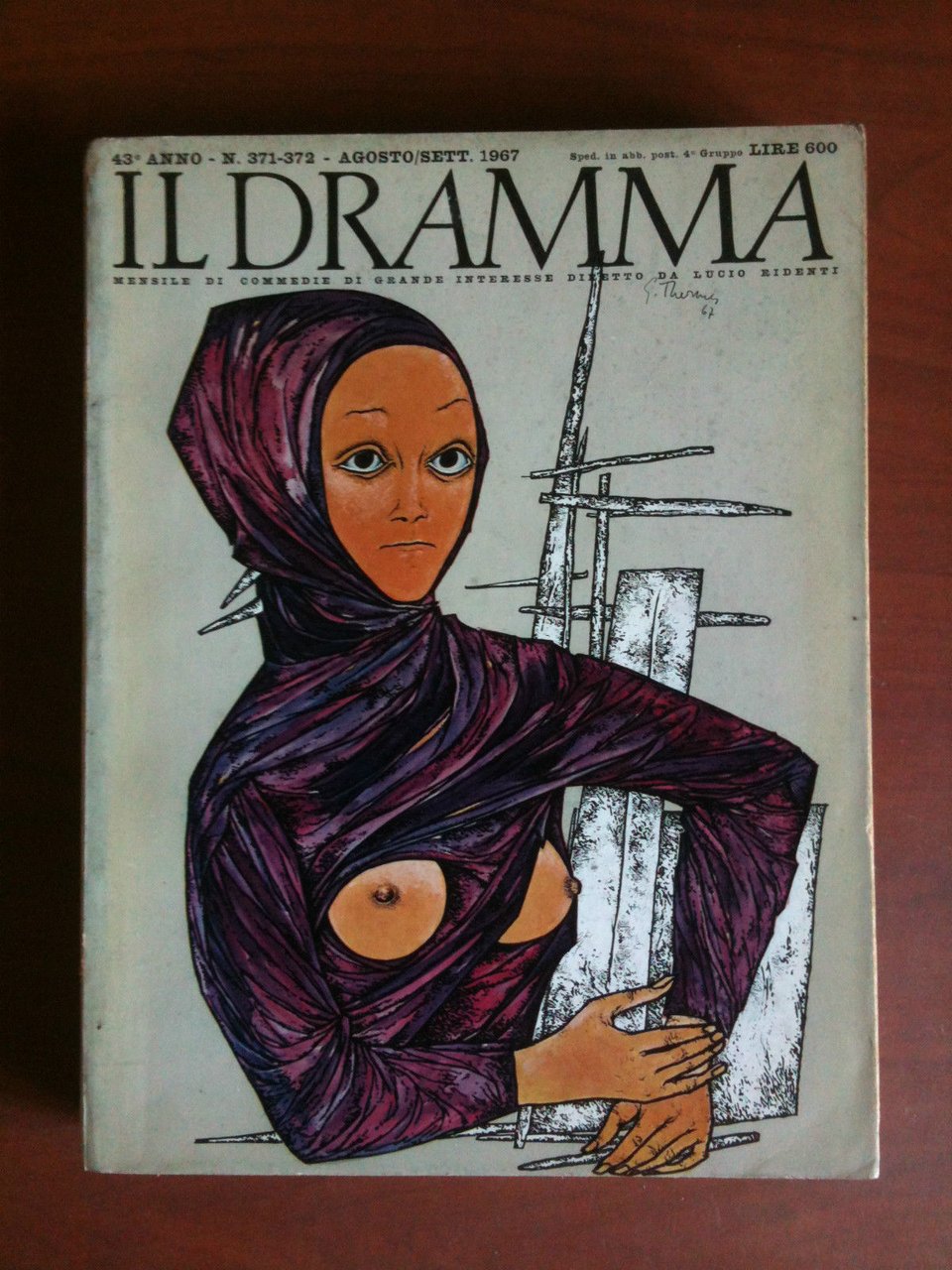 Il dramma 43^ Anno n^ 371-372 Agosto/Settembre 1967