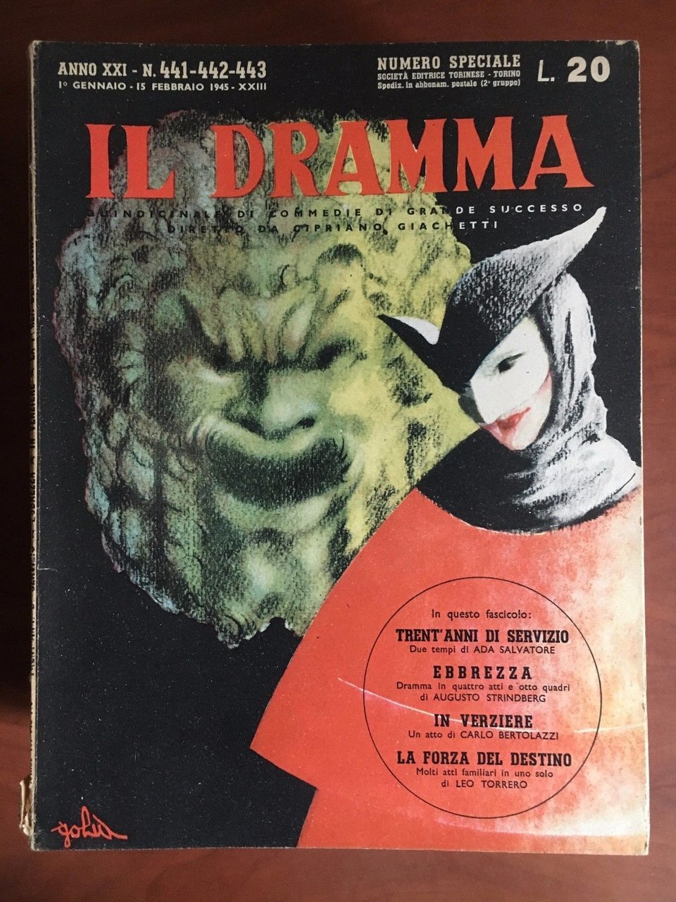 Il dramma n^ 441-2-3 Anno XXI 1 Gennaio 15 Febbraio …