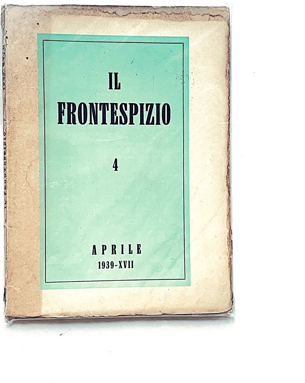Il Frontespizio. Rivista mensile (Anno XI - Aprile 1939-XVII - … | Immagine principale