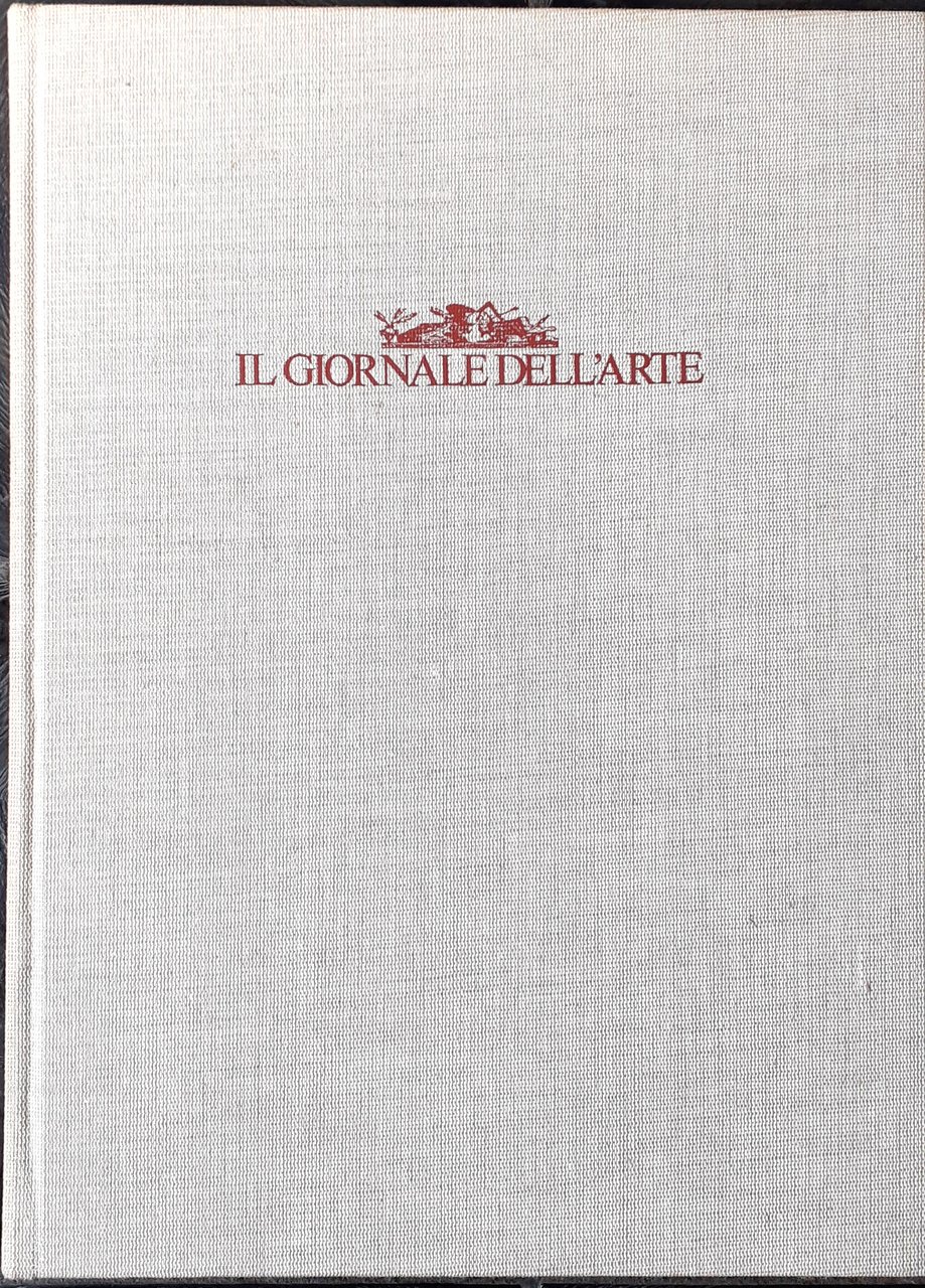 Il Giornale dell'Arte Anno III rilegato 1985