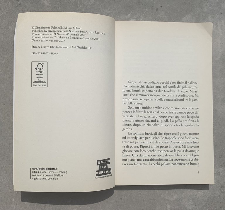 Il giorno prima della felicità ("Non la chiamare gente, sono …
