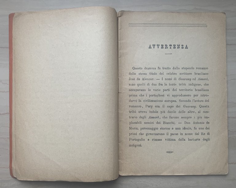 Il Guarany. Opera-Ballo in quattro atti