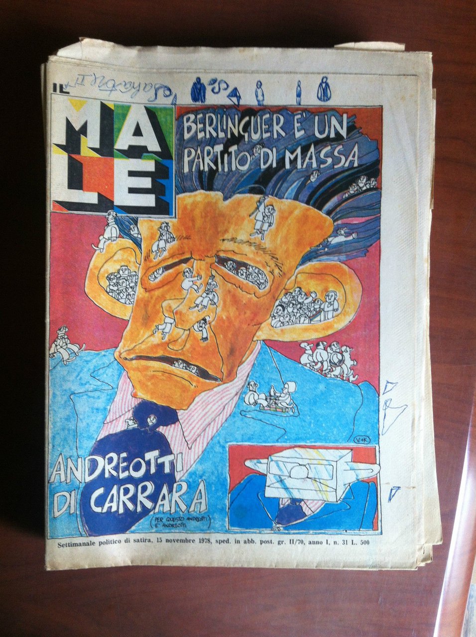 Il Male Quattordicinale Politico di satira n^ 31 Novembre 1978 … | Immagine principale