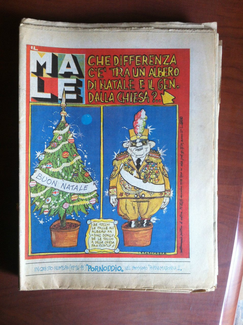 Il Male Quattordicinale Politico di satira n^ 35 Dicembre 1978 … | Immagine principale