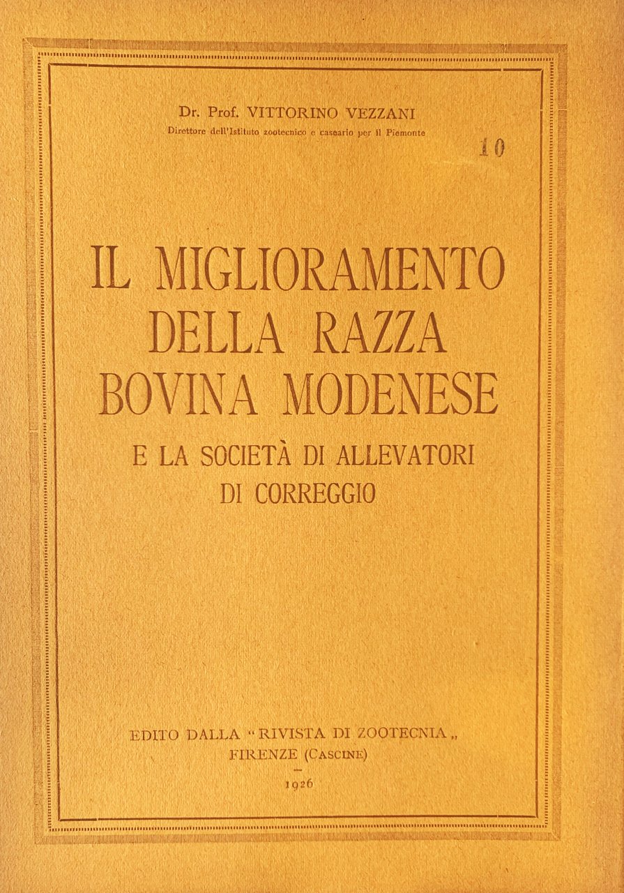 Il miglioramento della Razza Bovina Modenese e la Società di …