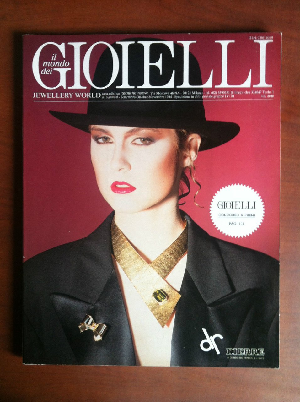 Il mondo dei GIOIELLI anno 8 n^ 3 Settembre-Ottobre-Novembre 1984 …