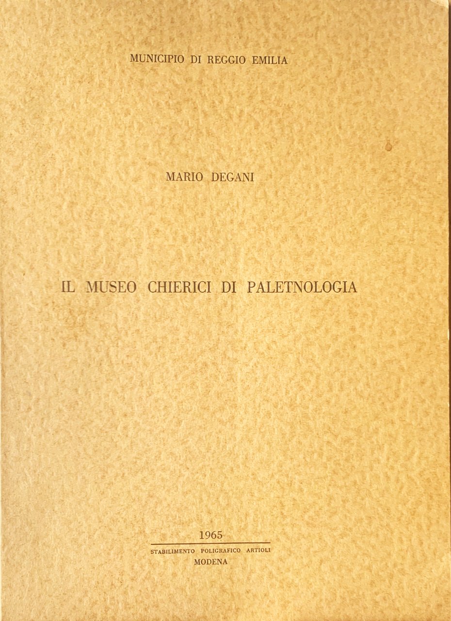 Il Museo Chierici di Paletnologia