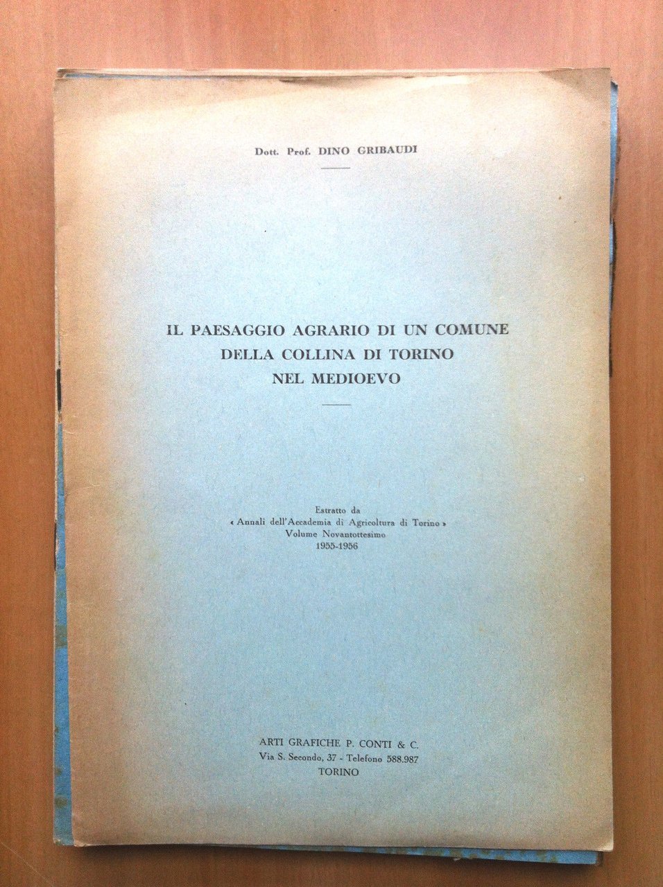 Il paesaggio agrario di un Comune della collina di Torino …