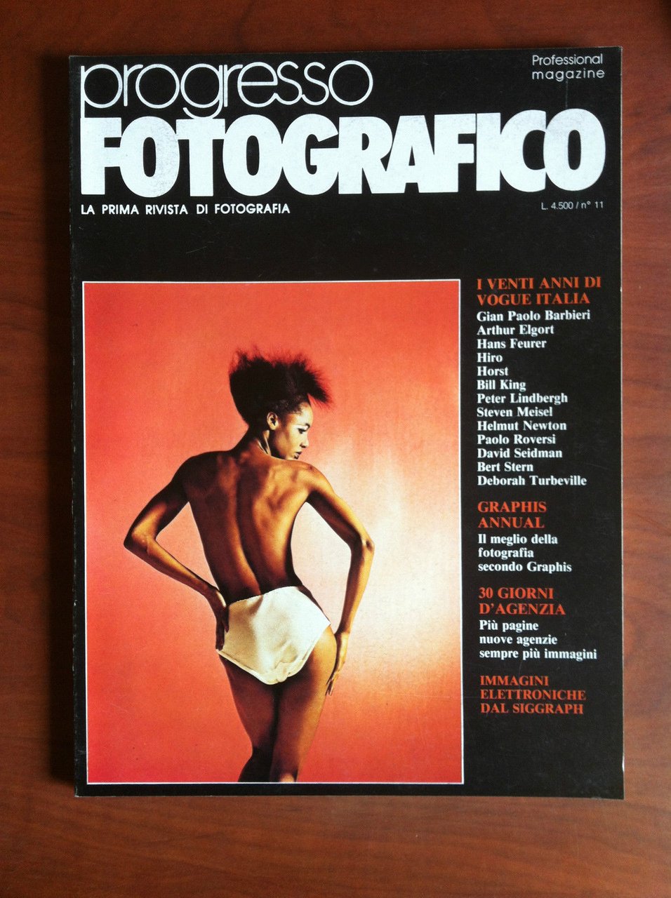Il Progresso Fotografico n^ 11 Novembre 1984 Cover: Pietro Privitera …