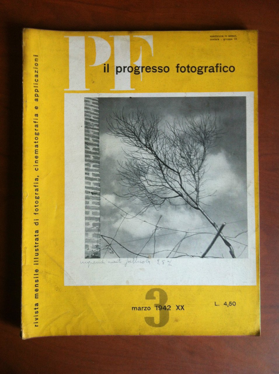 Il Progresso Fotografico n^ 3 Marzo 1942 Cover: Carlo Stucchi …