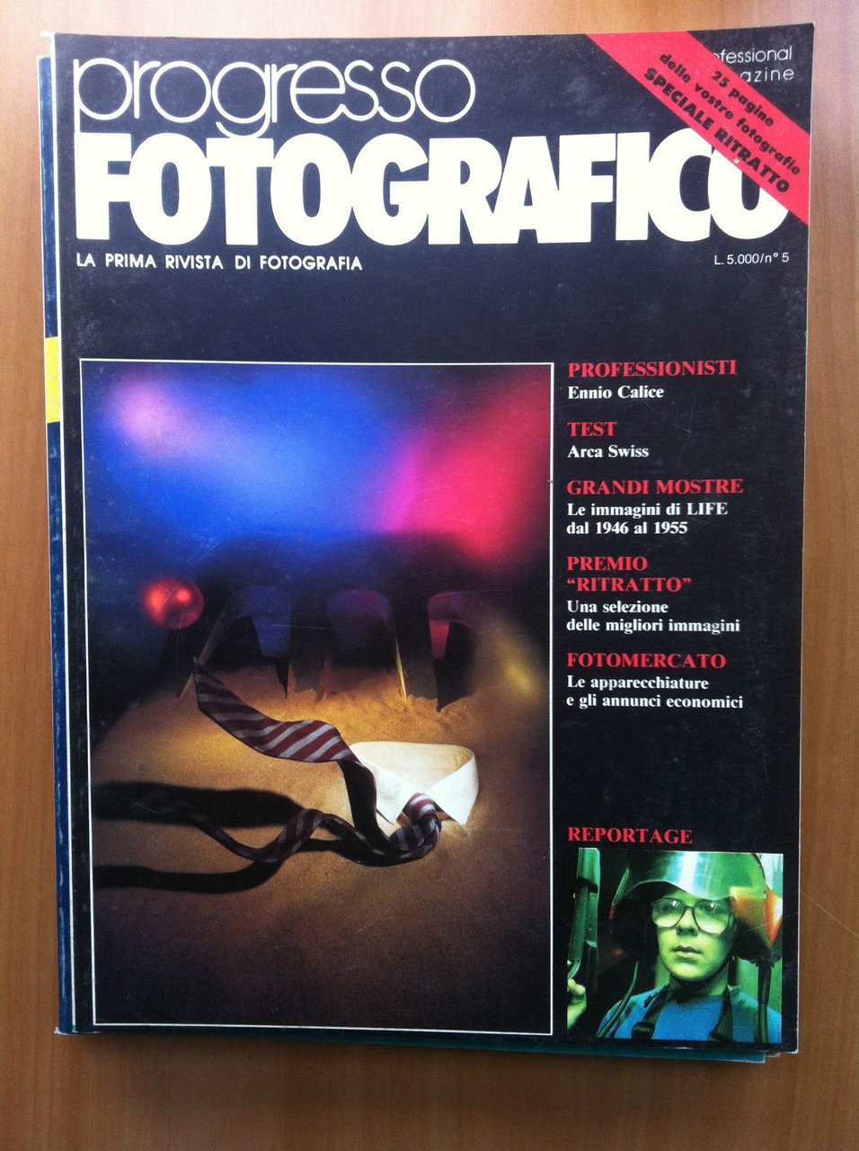 Il Progresso Fotografico n^ 5 Maggio 1986 Cover: Ennio Calice …