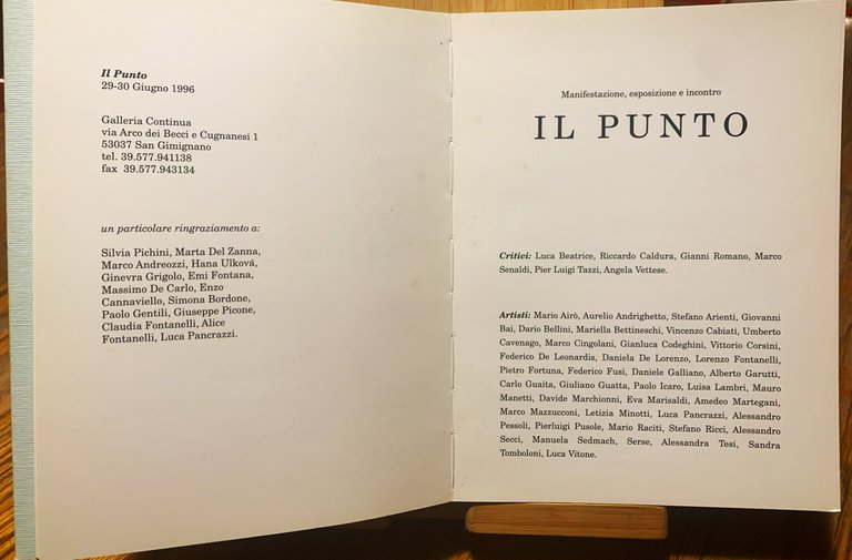 Il punto. Manifestazione, esposizione e incontro | Immagine Gallery 2