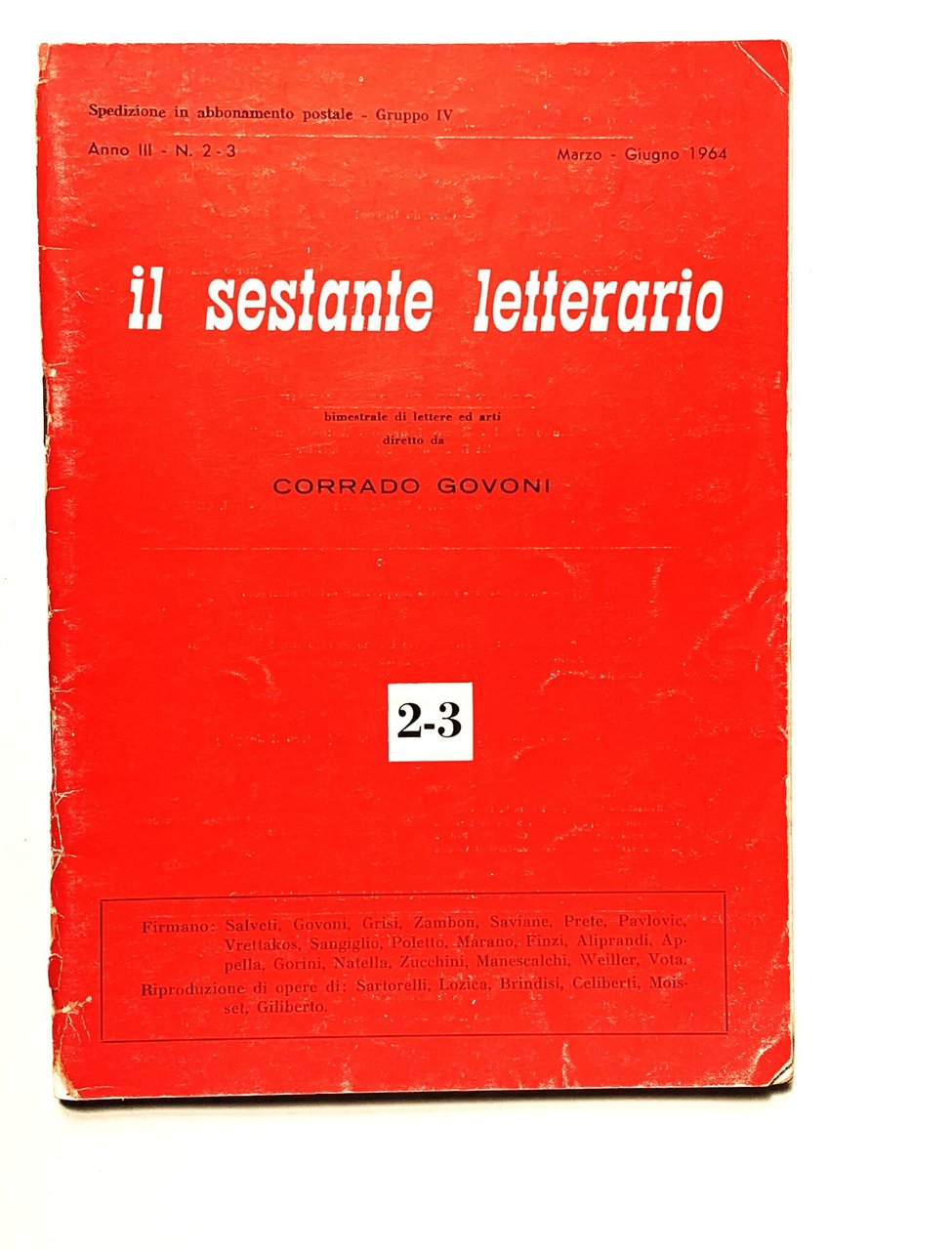Il Sestante Letterario, bimestrale di Lettere e Arti (Anno III … | Immagine principale