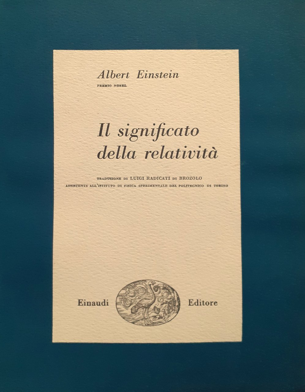 Il significato della relatività