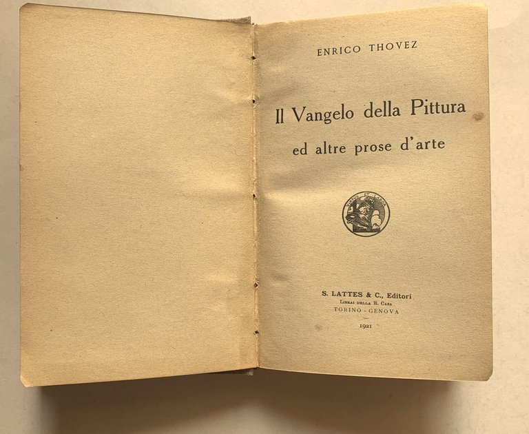 Il Vangelo della Pittura ed altre prose d'arte | Immagine Gallery 2